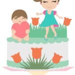 Topo de Bolo - Dia das Mães - Arquivo Digital
