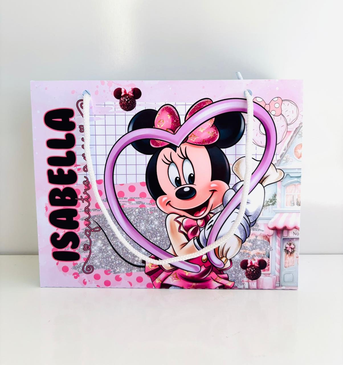 83 - Minnie Confeiteira Arquivo de Corte Sacolinha Minnie Confeiteira - Imagem 1