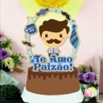 Topo de Bolo - Dia dos Pais - Arquivo Digital
