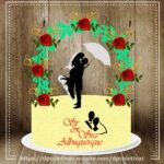 Topo de Bolo - Casamento - Arquivo Digital