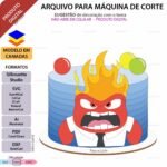 Topo de Bolo - Divertidamente - Arquivo Digital