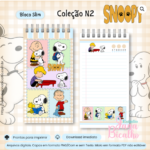 Bloco Slim Coleção Snoopy - Arquivo Digital