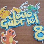 Topo de Bolo - Pokemon - Arquivo Digital