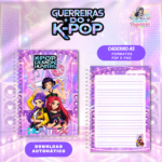Caderno Guerreiras do Kpop 18 - Arquivo Digital