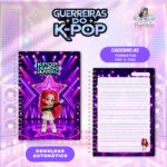 Caderno Guerreiras do Kpop 2 - Arquivo Digital
