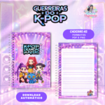 Caderno Guerreiras do Kpop 30 - Arquivo Digital