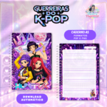 Caderno Guerreiras do Kpop 7 - Arquivo Digital