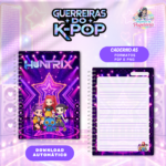 Caderno Guerreiras do Kpop 8 - Arquivo Digital