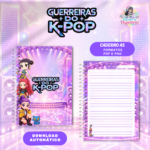 Caderno Guerreiras do Kpop 9 - Arquivo Digital