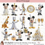 Kit Digital Disney Natal e Ano Novo