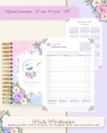 Pack Profissões Floral Colorido - Arquivo Digital - Imagem 59