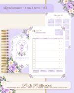 Pack Profissões Floral Lilás - Arquivo Digital - Imagem 53