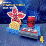 Bandeja Pipoca Stranger Things - Arquivo Digital