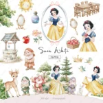 Kit Digital Branca de Neve
