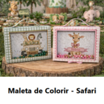 Maleta de Colorir Safari - Arquivo Digital