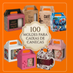 Moldes Caixa de Canecas - Arquivo Digital