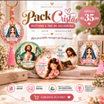 Pack Cristão Botons e Imã de Geladeira - Arquivo Digital