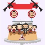 Topo de Bolo - La Casa de Papel - Arquivo Digital