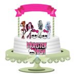 Topo de Bolo - Monster High - Arquivo Digital