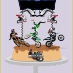 Topo de Bolo - Motocross - Arquivo Digital