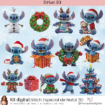 Kit Digital Stitch Natal