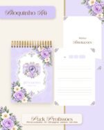 Pack Profissões Floral Lilás - Arquivo Digital - Imagem 51