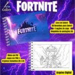 Livro de Colorir - Fortnite - Arquivo Digital
