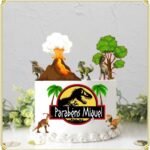 Topo de Bolo - Jurassic Park - Arquivo Digital
