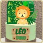 Topo de Bolo - Leão - Leãozinho - Arquivo Digital