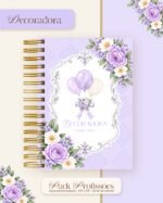 Pack Profissões Floral Lilás - Arquivo Digital - Imagem 40