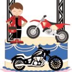 Topo de Bolo - Motociclista - Arquivo Digital