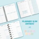 Planner Slim 2027 Datado - A5 - Arquivo Digital