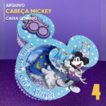 Caixa Cabeça Mickey  - Arquivo Digital