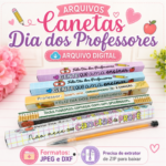 Caixa Caneta - Dia dos Professores - Arquivo Digital