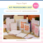 Kit Encadernação Professores 2027 - Arquivo Digital