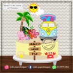 Topo de Bolo - Kombi - Arquivo Digital