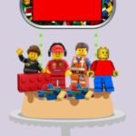 Topo de Bolo - Lego - Arquivo Digital