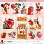Kit Digital Turma do Mickey Morango do Amor