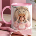 Caneca Leão e Princesa - Arquivo Digital