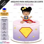 Topo de Bolo - Mulher Maravilha - Arquivo Digital