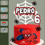 Topo de Bolo - Homem Aranha - Arquivo Digital