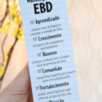 Marca páginas Motivos para ir à EBD - Arquivo Digital