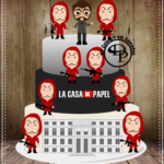 Topo de Bolo - La Casa de Papel - Arquivo Digital