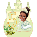 Topo de Bolo - Princesa Tiana - Arquivo Digital
