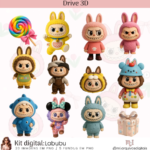 Kit Digital Labubu
