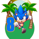 Topo de Bolo - Sonic - Arquivo Digital
