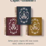 Capas alfabeto 1 (azul vinho e amarelo) - Arquivo Digital
