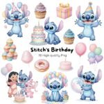 Kit Digital Lilo e Stitch Birthday
