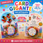 Card Gigante Petisqueira 19,5X28,5 DIA DAS CRIANÇAS 2026- Arquivo Digital