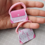 Tag Bolsa Xuxinha - Outubro Rosa - Arquivo Digital